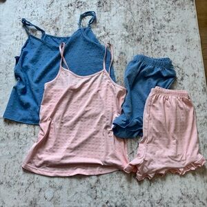 Blue and Pink Kids Sleepwear Set